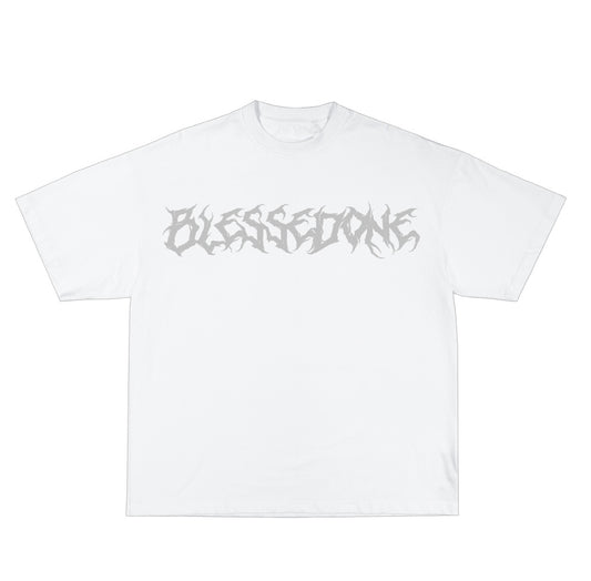 White BlessedOne Tee